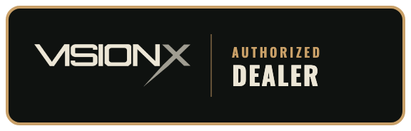 Authorized VisionX Dealer badge