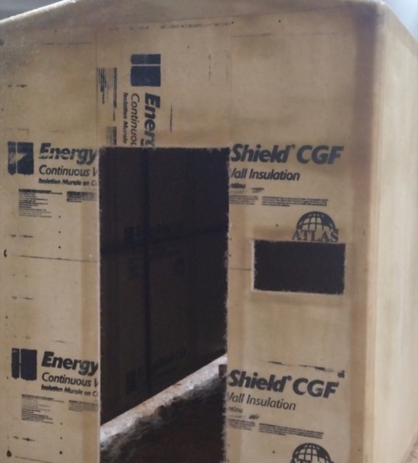 Polyiso insulation core board