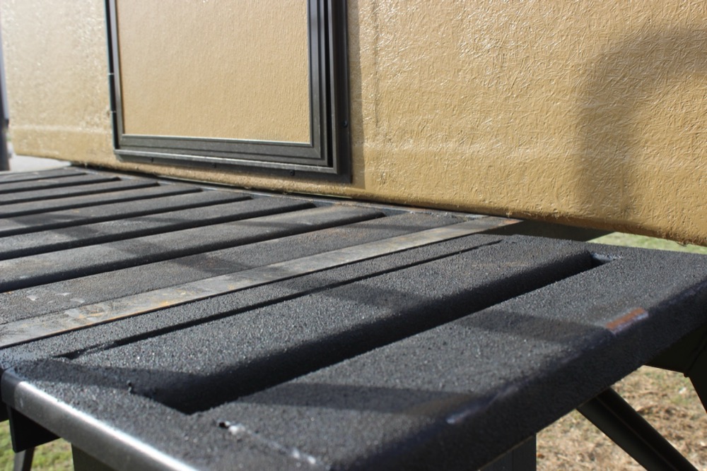 Tower porch and railing