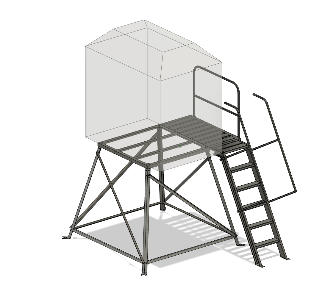 VisionX 5ft steel tower