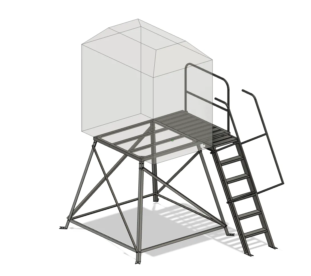 VisionX 5ft steel tower